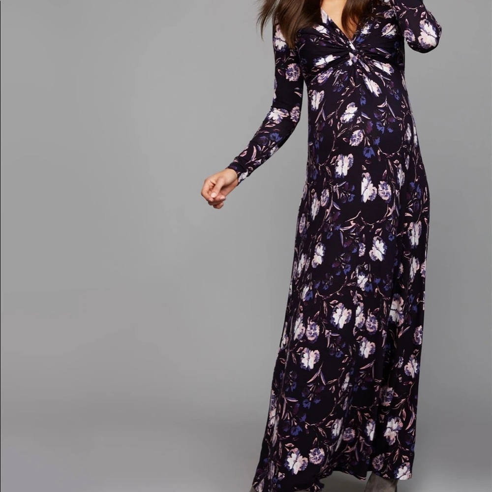NWT A pea in the pod long sleeve maxi dress